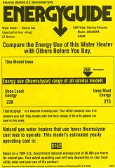 yellow energyguide label, Boston, Wellesley MA